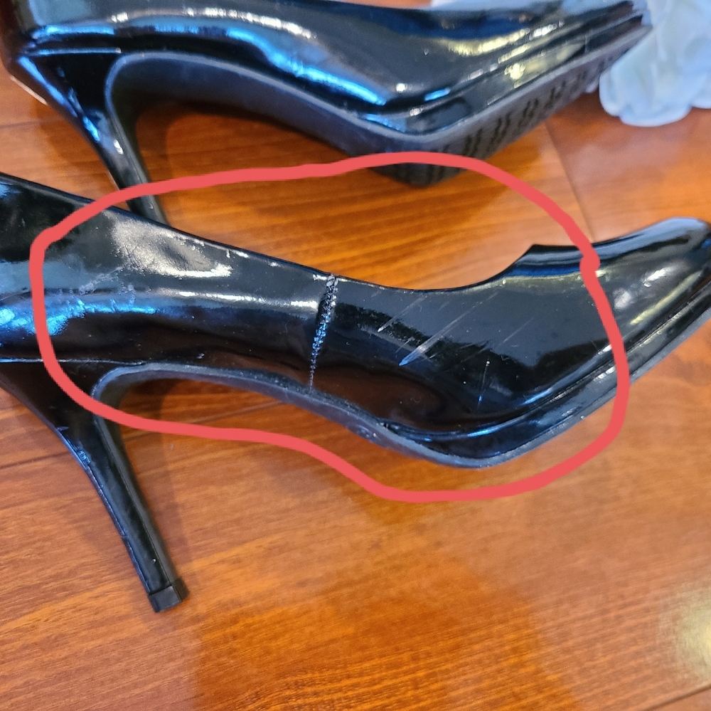 Merona Black Heels Size 5 1/2** - Picture 7 of 7